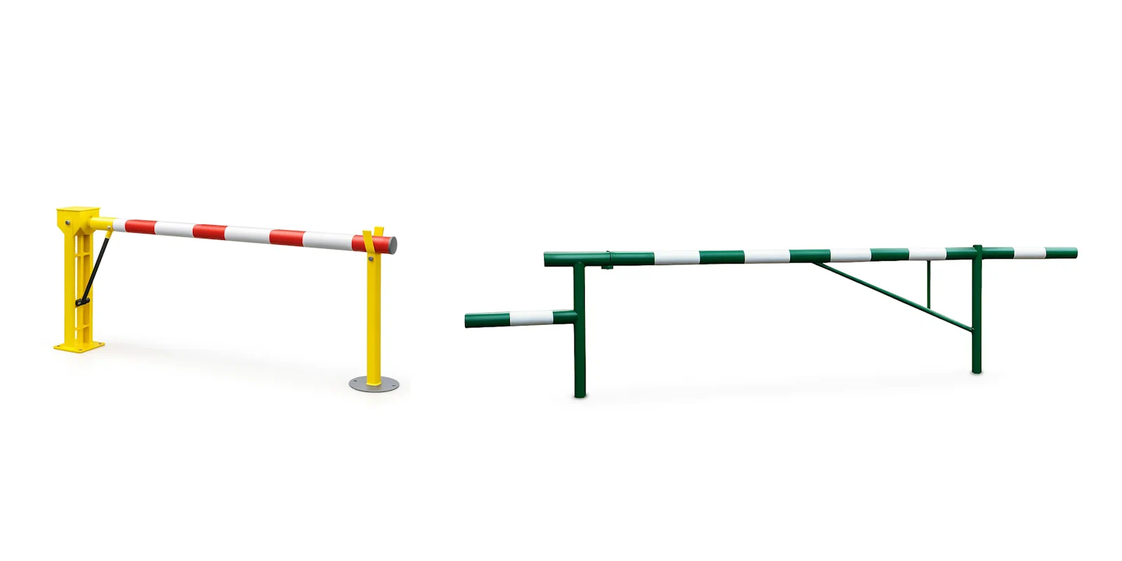 Szlabany ręczne i barierki obrotowe