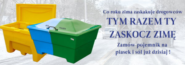 Pojemniki na piasek i sól