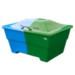 P001 - pojemnik na piasek i sól 450l dwie komory