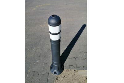 Pachołek ozdobny, czarny 80 cm