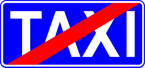 Znak D-20 - koniec postoju taksówek