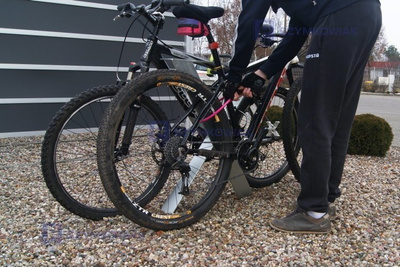 Stojak rowerowy Klepsydra - 2 miejsca