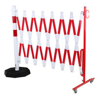 Zapora nożycowa ze słupkiem przestawnym