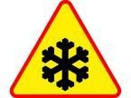 Znak A-32 - oszronienie jezdni
