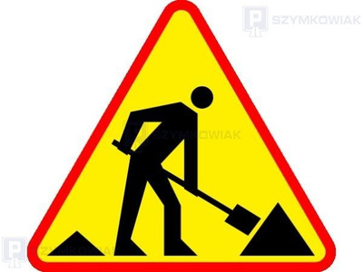 Znak A-14 - roboty na drodze