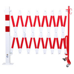 Zapora nożycowa ze słupkiem stałym