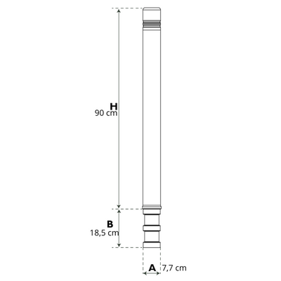 Słupek elastyczny WROCŁAW 76