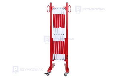 Zapora nożycowa na kółkach