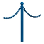 Słupek łańcuchowy Kula 114 mm