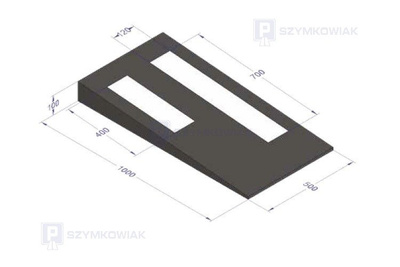 Rampa najazdowa gumowa