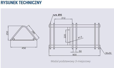 Stojak rowerowy INFINITE 5