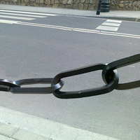 Łańcuch stalowy 150x65x12 mm