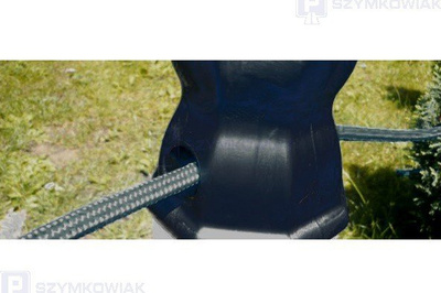 Pachołek ozdobny, czarny 56 cm