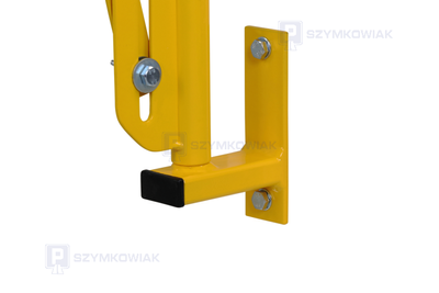 Zapora nożycowa z mocowaniem do ściany
