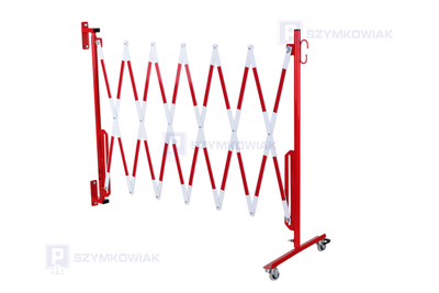 Zapora nożycowa z mocowaniem do ściany