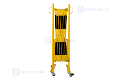 Zapora nożycowa na kółkach