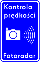 Znak D-51 - automatyczna kontrola prędkości