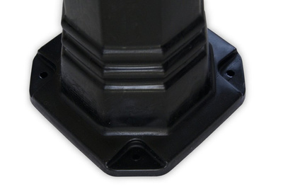 Pachołek ozdobny, czarny 56 cm