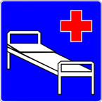 Znak D-21 - szpital