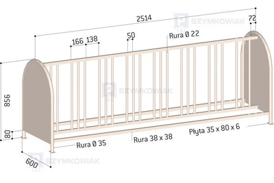 Stojak rowerowy 16 miejsc