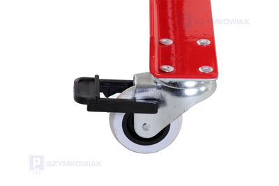 Zapora nożycowa z mocowaniem do ściany