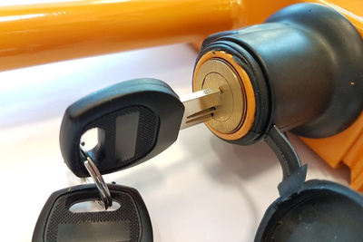 Blokada na koło samochodowe - Klips