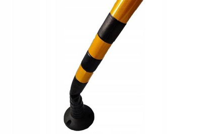 Słupek elastyczny 75 cm czarno-żółty