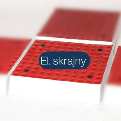 Element skrajny azylu segmentowego ADR