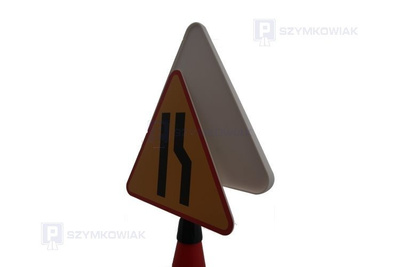 Pachołek drogowy z panelem 125 cm - elastyczny, odblaskowy