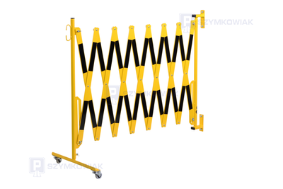 Zapora nożycowa z mocowaniem do ściany