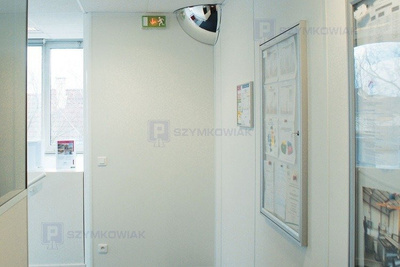 Lustro sufitowe - 1/4 półkuli