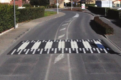 Próg płytowy "Przejście dla pieszych" 540x600 (8 cm)