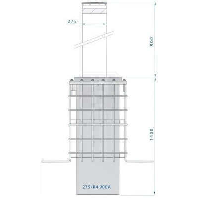 Zapora antyterrorystyczna PILOMAT 275/K4 900A