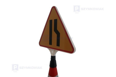 Pachołek drogowy z panelem 125 cm - elastyczny, odblaskowy