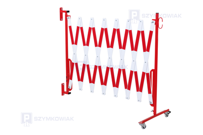 Zapora nożycowa z mocowaniem do ściany