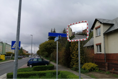 Lustro drogowe 1000x800 PMMA (akryl)