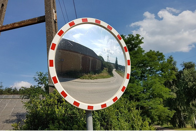 Lustro drogowe PMMA (akryl) Ø500