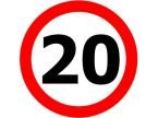 Znak B-33 - ograniczenie prędkości