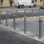 Słupek Silver - zabetonowanie; rura 76,1 mm 