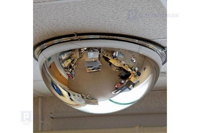 Lustro sufitowe - półkula