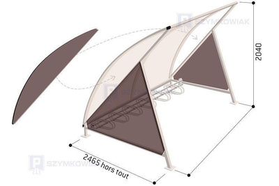 Wiata półksiężycowa I - 5,6 m