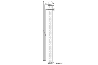 Słupek elastyczny miejski 01