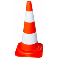 Pachołek drogowy 54 cm - PVC, nieodblaskowy