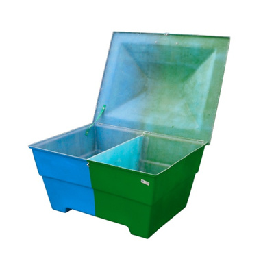 P001 - pojemnik na piasek i sól 450l dwie komory