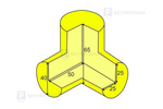 Profil ochronny narożny A 3D