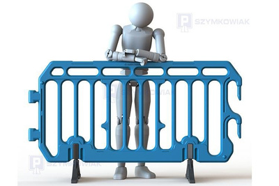 Barierka wygrodzeniowa BOSS TWS BLUE