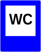 Znak D-26c - toaleta publiczna