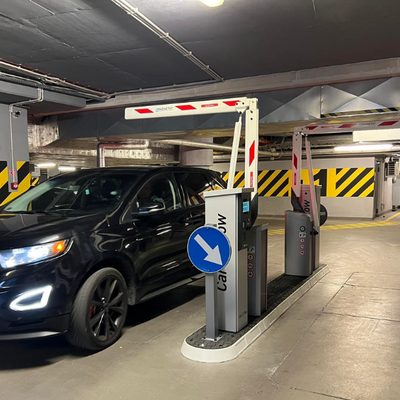 Azyl drogowy mini, PVC - zakończenie, czerwony