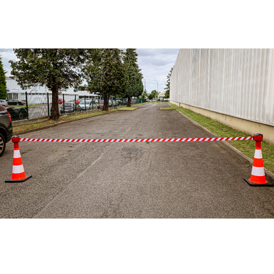 Głowica na pachołek z taśmą 9 m