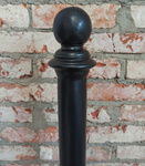 Słupek retro stylowy 60,3 mm z uchwytami na łańcuch